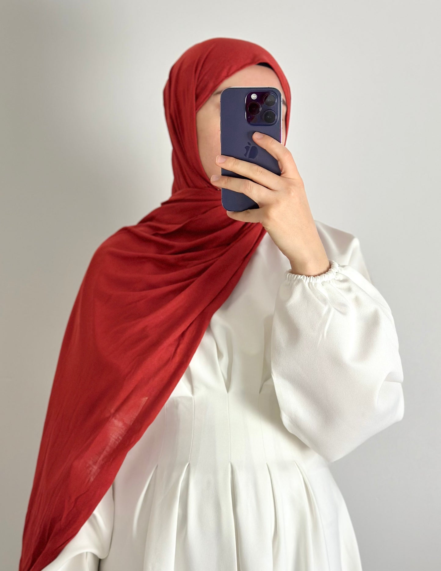 JERSEY CHÂLE BRIQUE