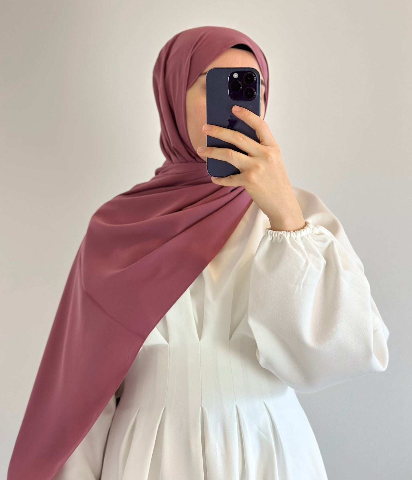 SOIE DE MÉDINE CHÂLE vieux rose