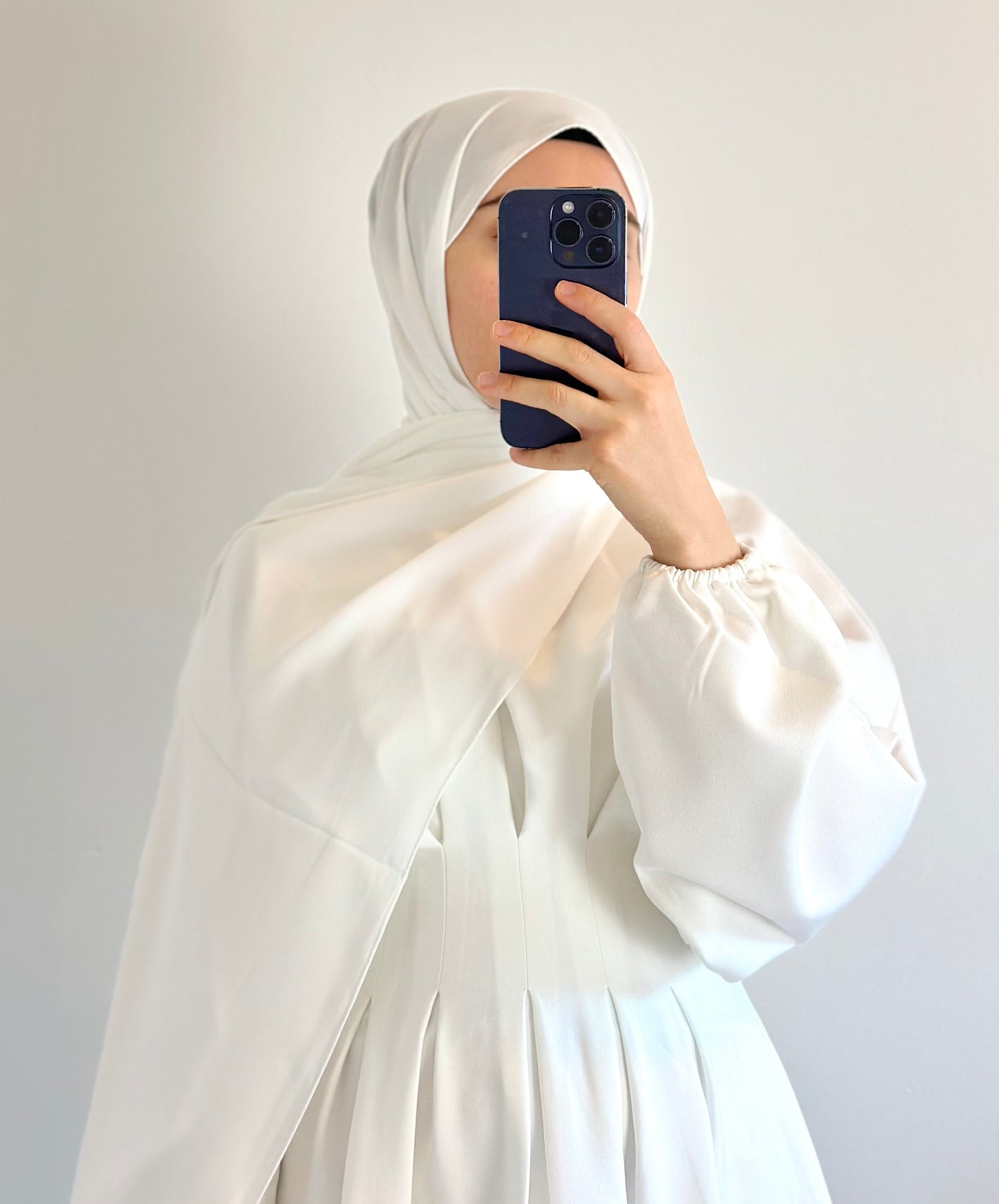 SOIE DE MÉDINE CHÂLE blanc