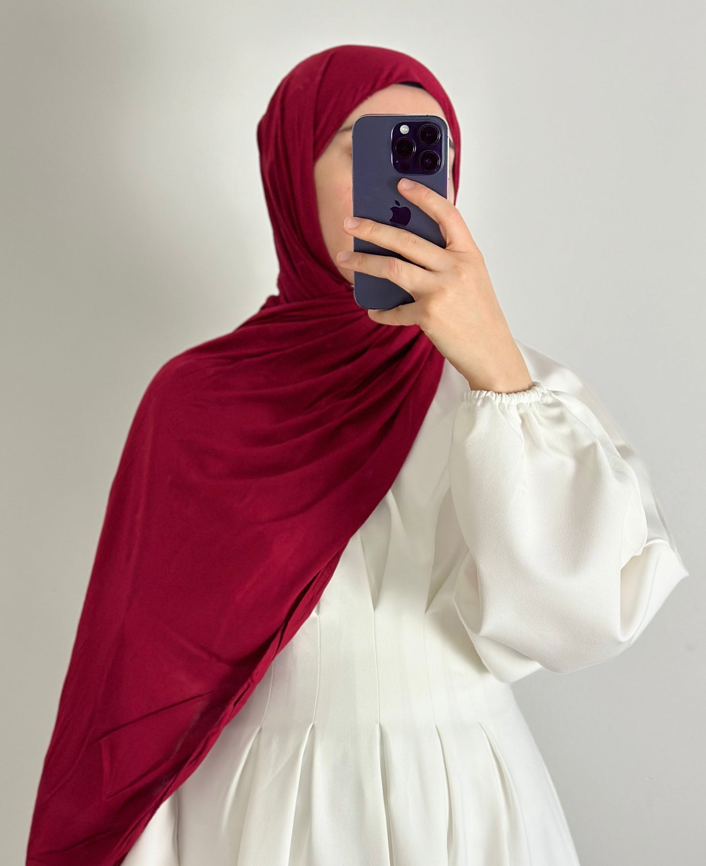 JERSEY CHÂLE BORDEAUX