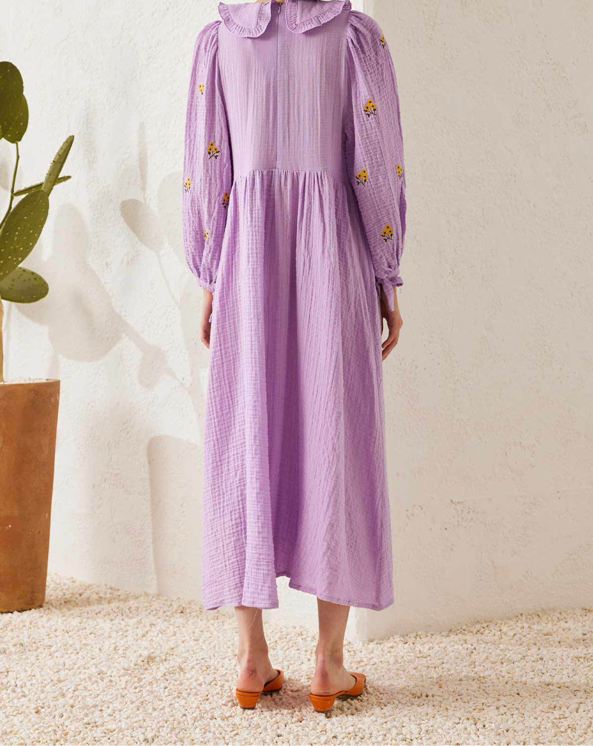 ROBE EN GAZE DE COTON