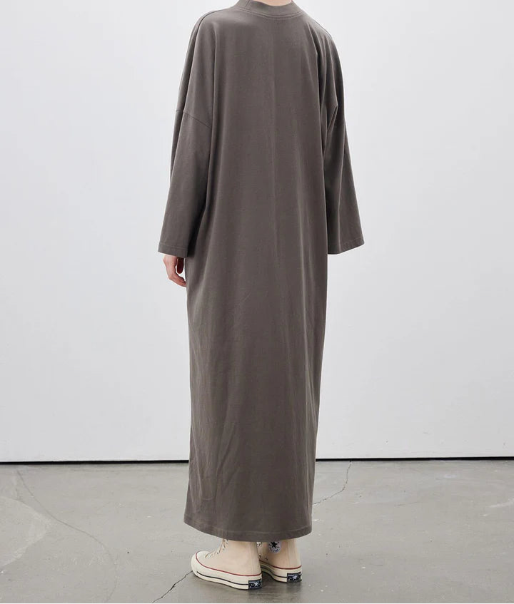 ROBE PULL OVERSIZE anthracite