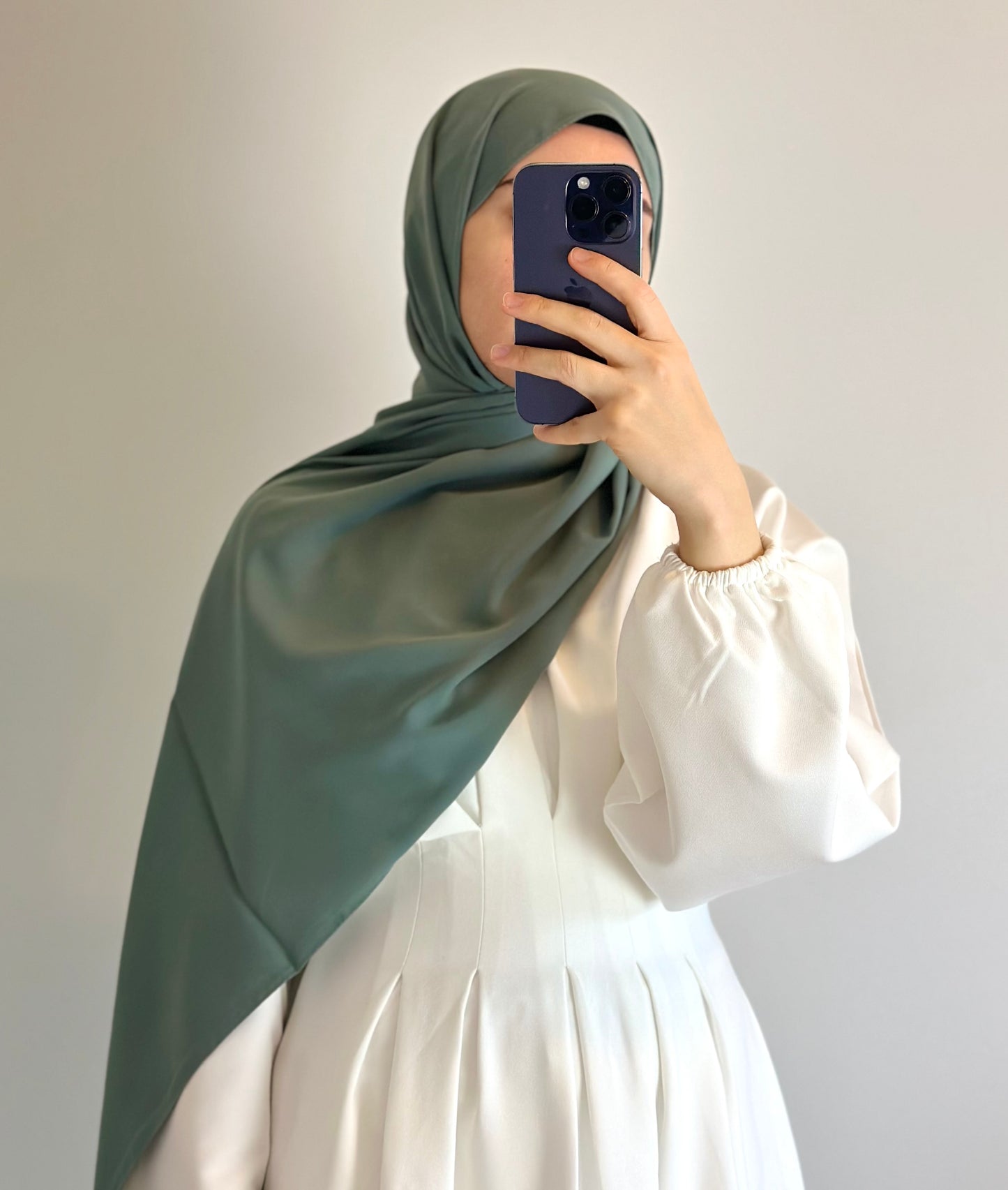 SOIE DE MÉDINE CHÂLE menthol