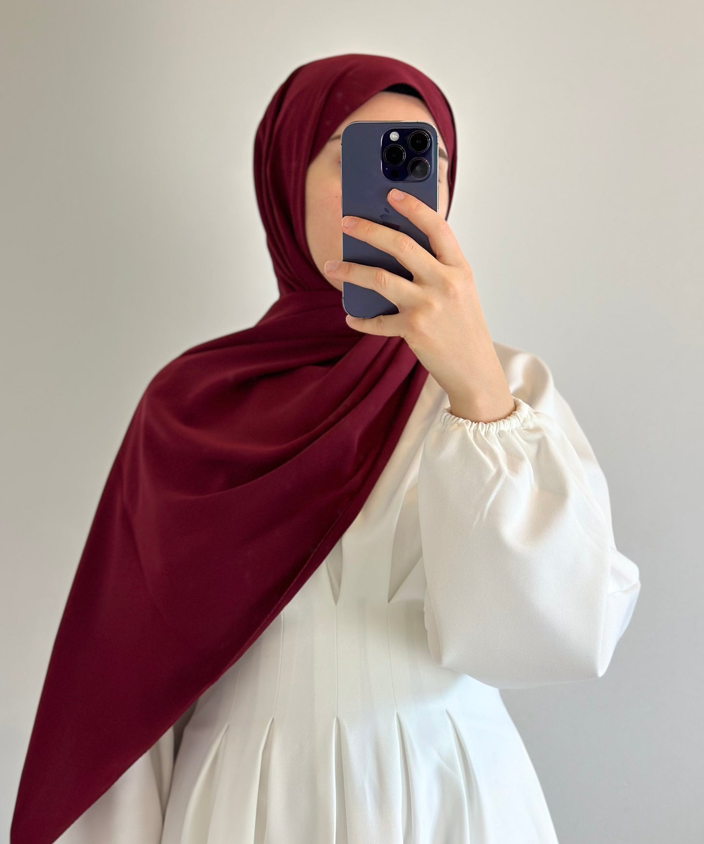 SOIE DE MÉDINE CHÂLE bordeaux