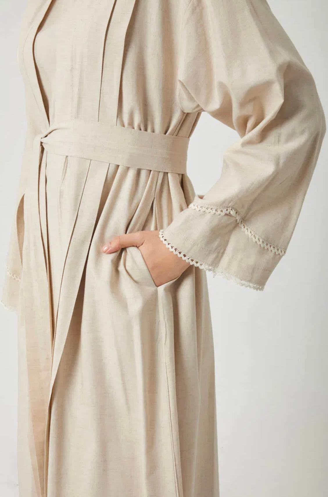 ABAYA 2 PIÈCES beige