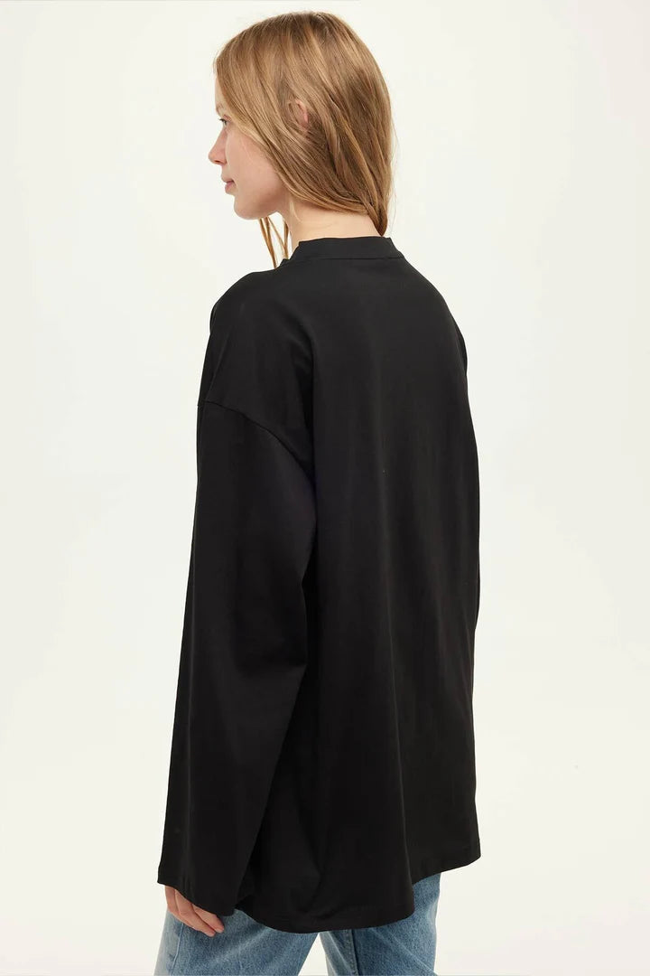 PULL OVERSIZE NOIR