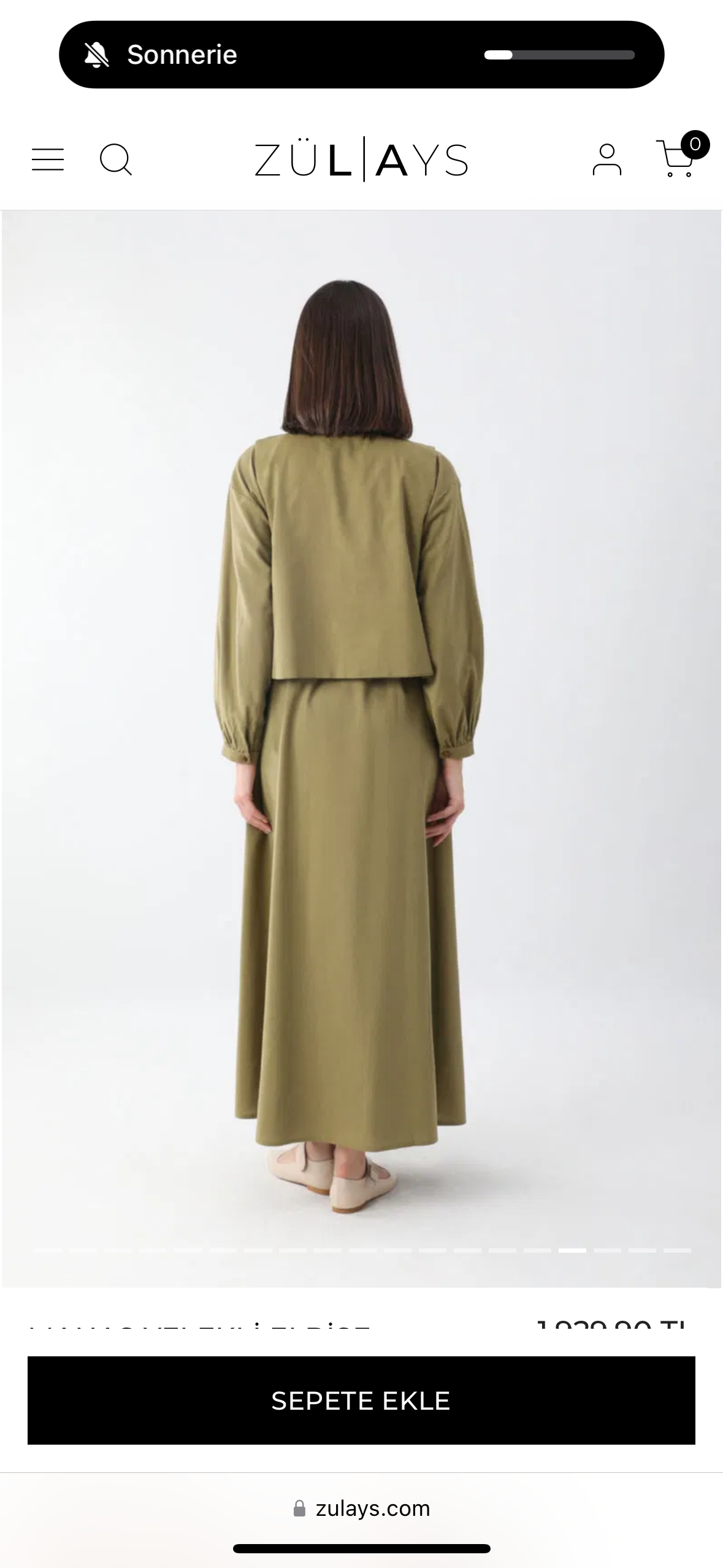 ROBE ENSEMBLE kaki