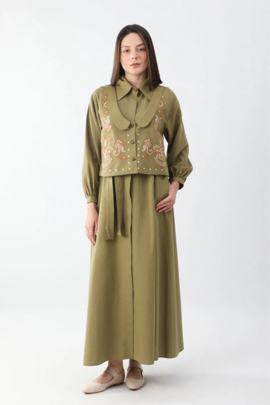 ROBE ENSEMBLE kaki