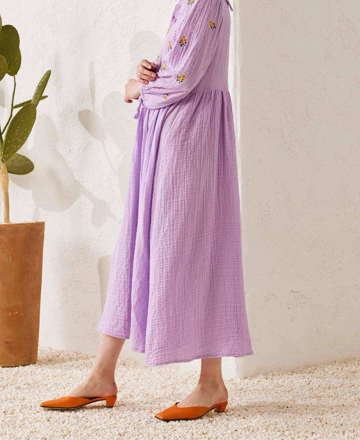 ROBE EN GAZE DE COTON