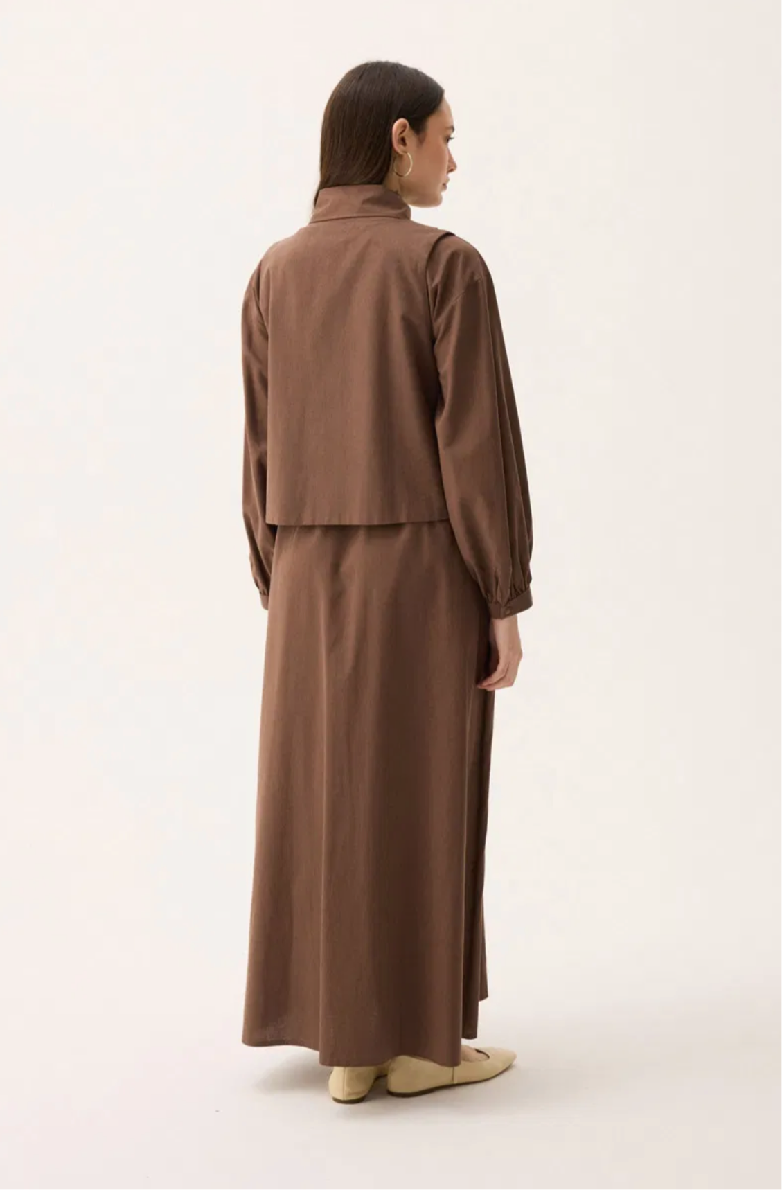 ROBE ENSENBLE marron