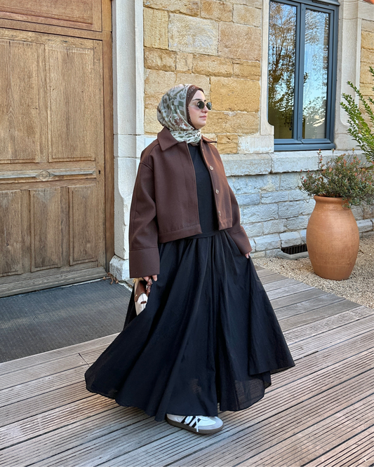 Veste oversize à boutons