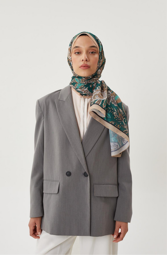RÉTRO CHÂLE beige-kaki