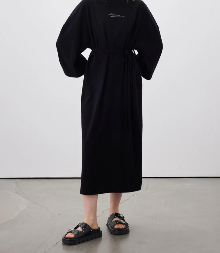 ROBE PULL OVERSIZE noir