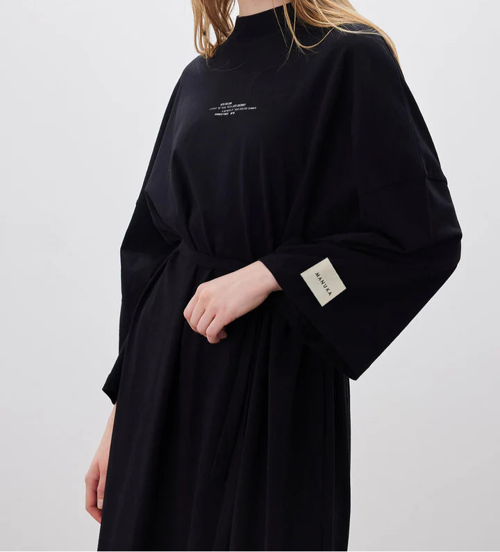 ROBE PULL OVERSIZE noir