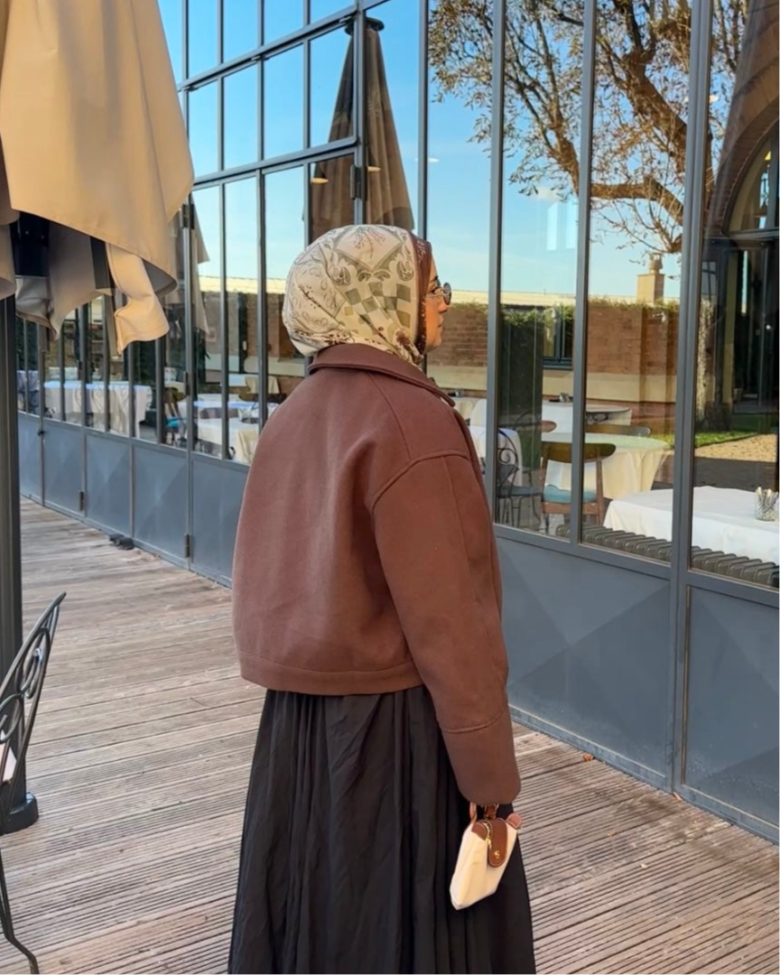 Veste oversize à boutons