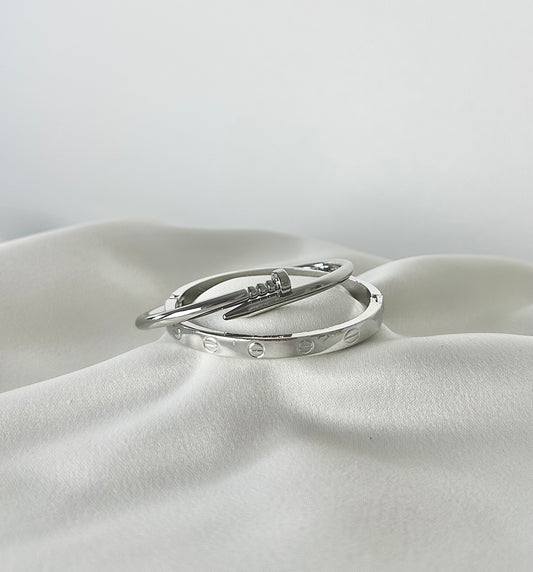 ENSEMBLE BRACELET ARGENT