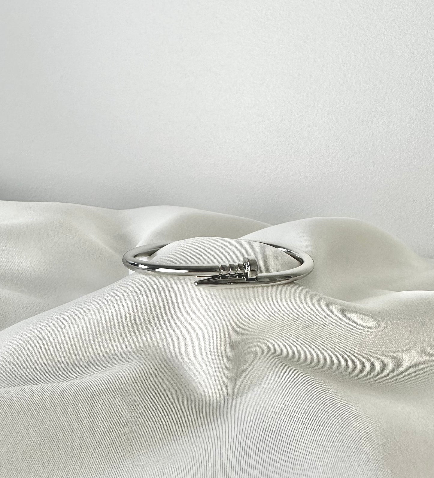 BRACELET CLOU ARGENT