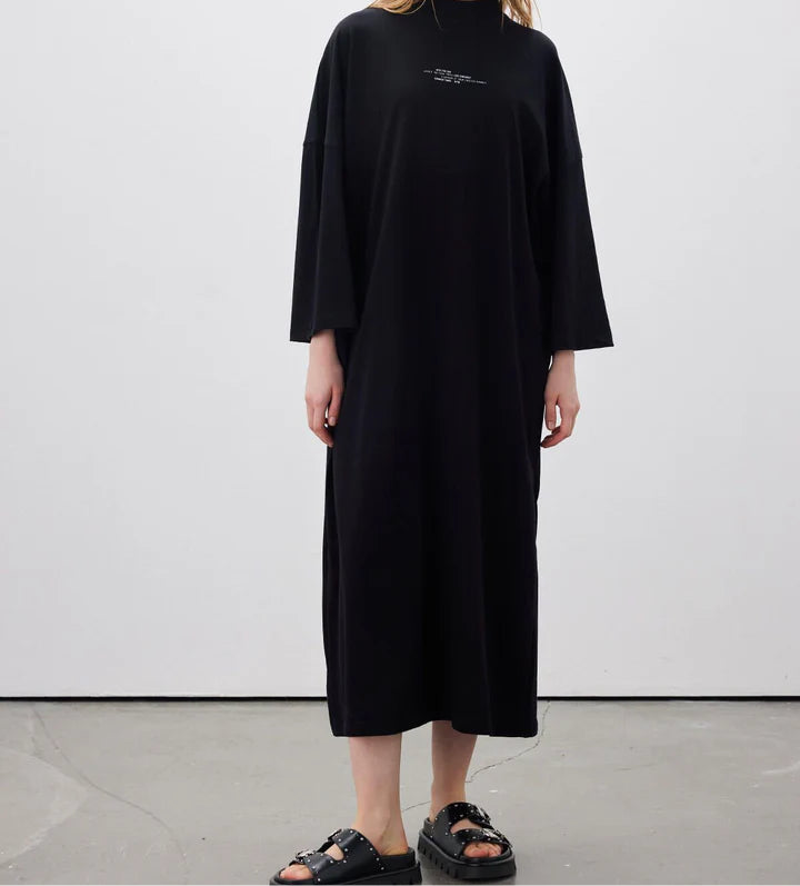 ROBE PULL OVERSIZE noir