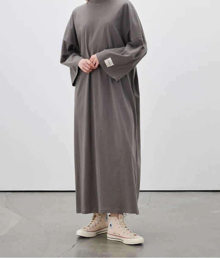 ROBE PULL OVERSIZE anthracite