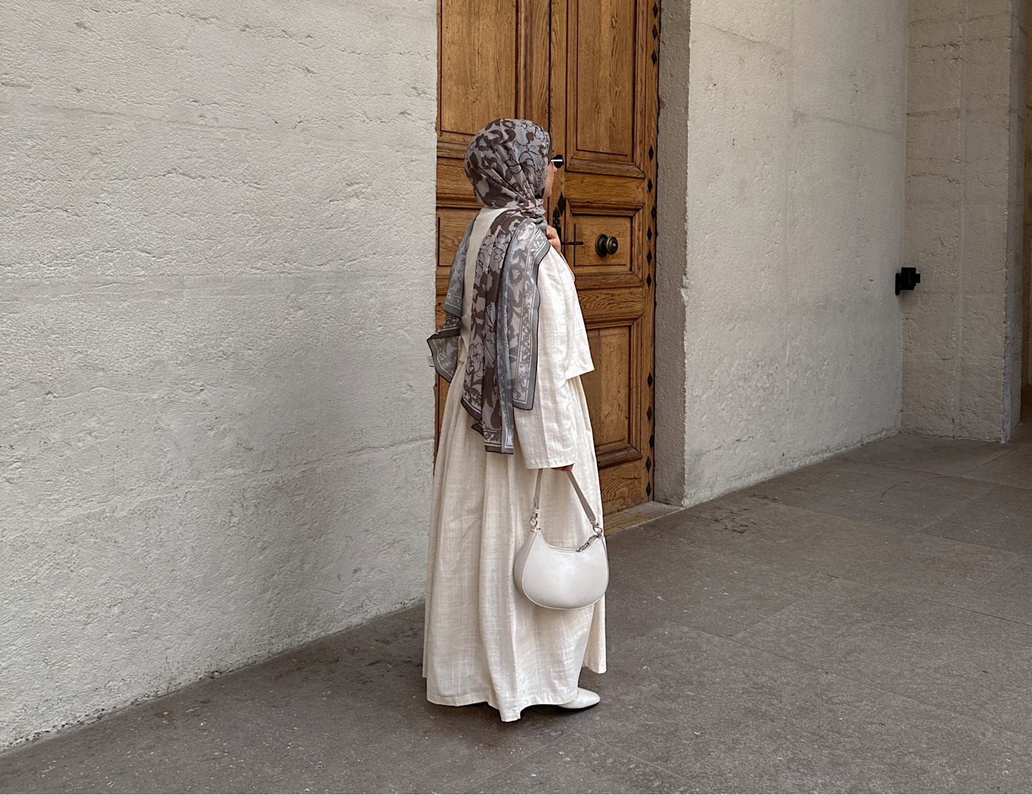 ENSEMBLE EN COTON écru