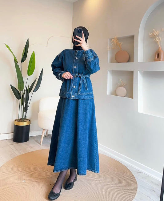 ENSEMBLE DENIM Bleu clair