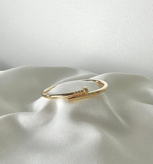 BRACELET CLOU DORÉ