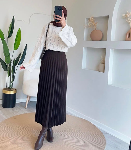 PULL EN TRICOT écru