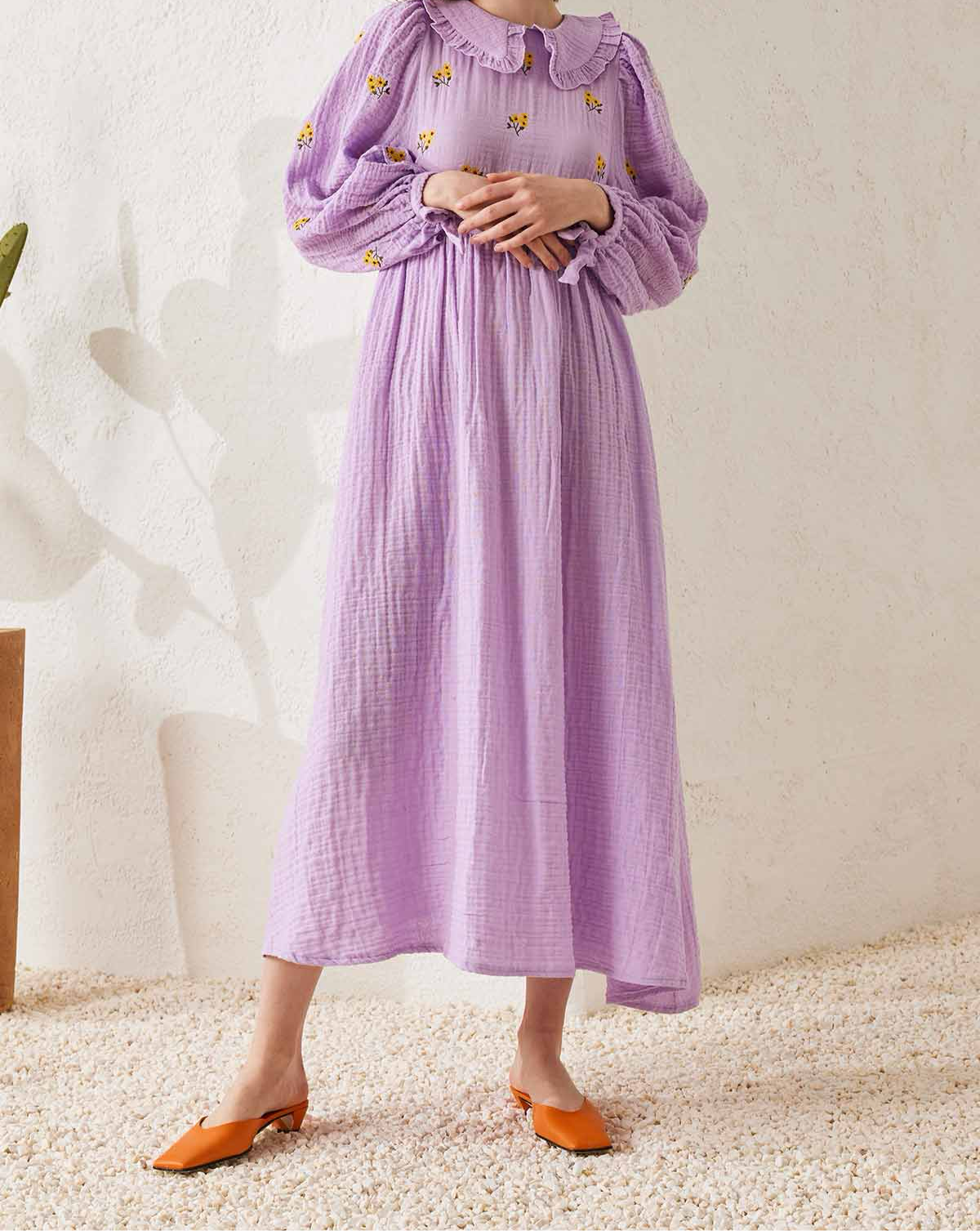 ROBE EN GAZE DE COTON