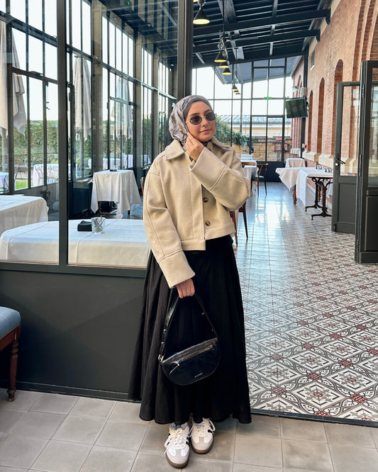 Veste oversize à boutons