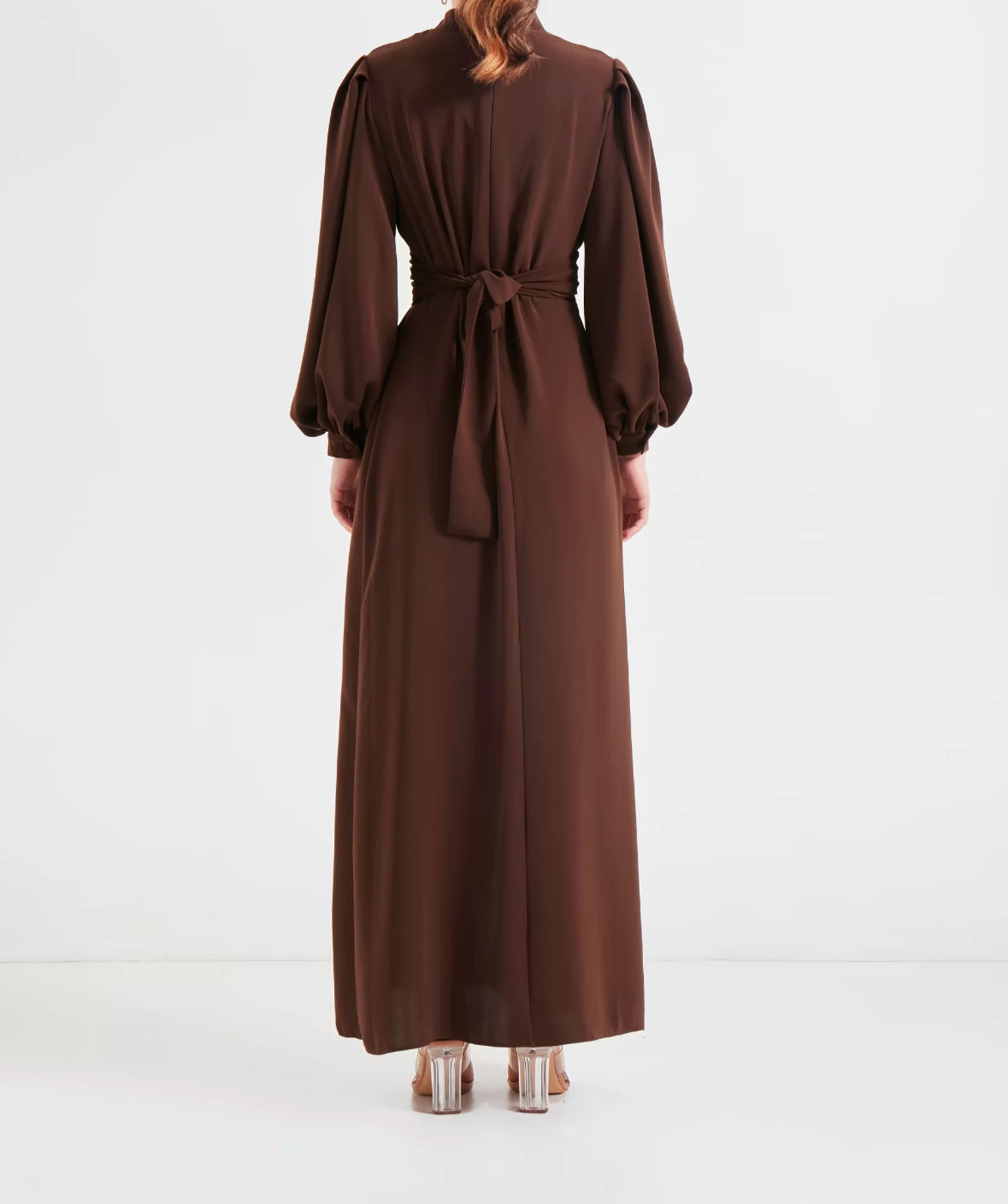 ROBE NORA marron
