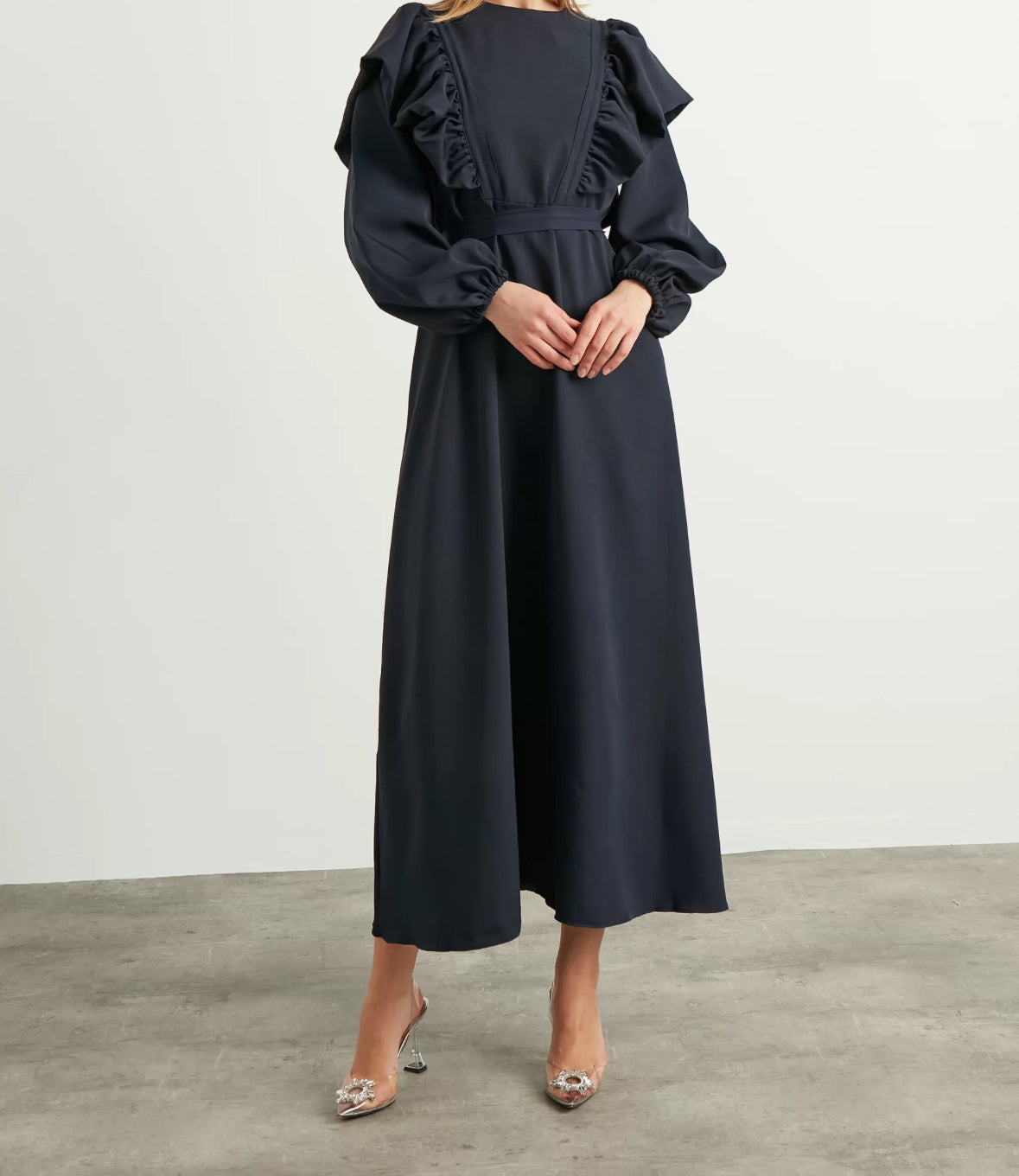ROBE LADY bleu marine