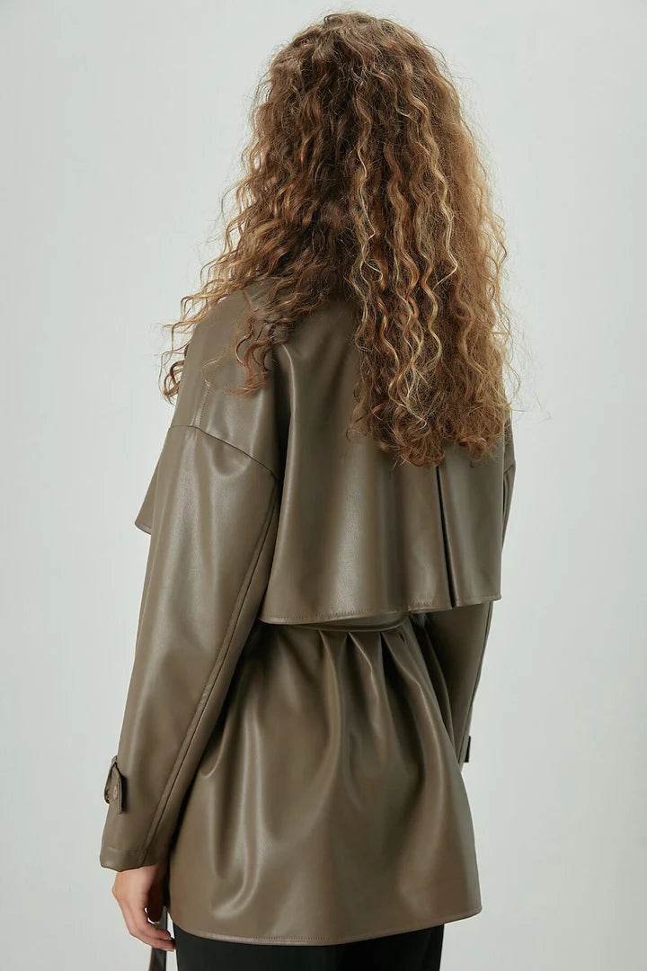 VESTE CHEMISE kaki