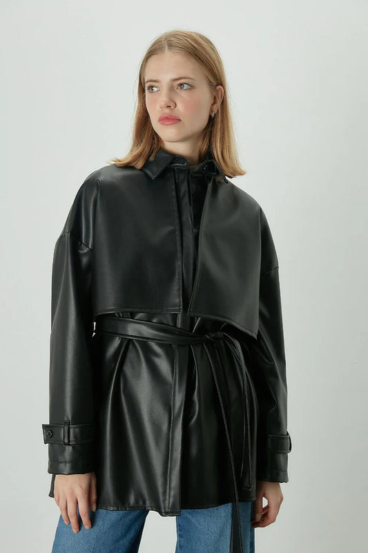 VESTE CHEMISE noir