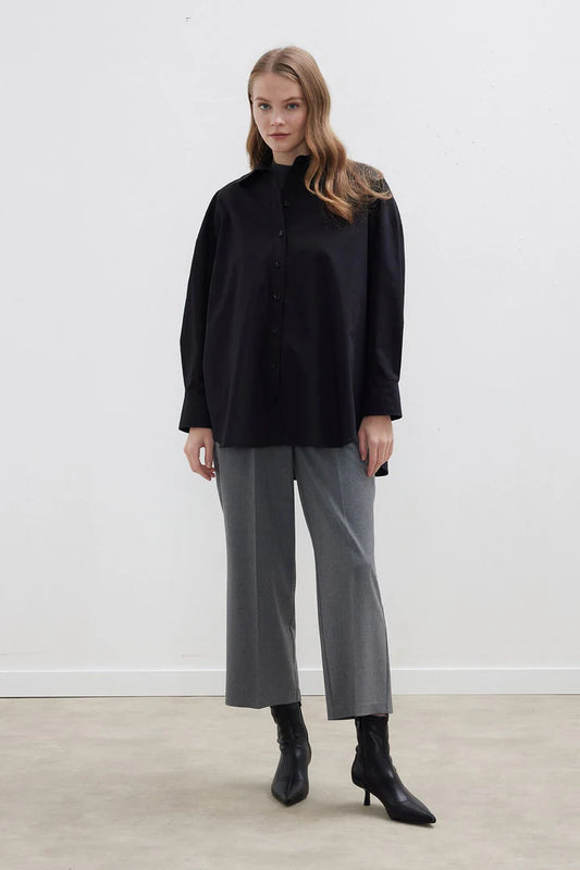 CHEMISE OVERSIZE NOIR