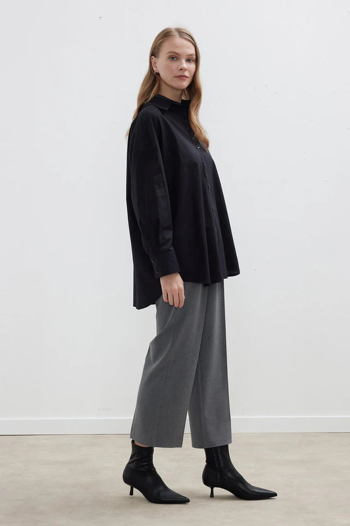 CHEMISE OVERSIZE NOIR
