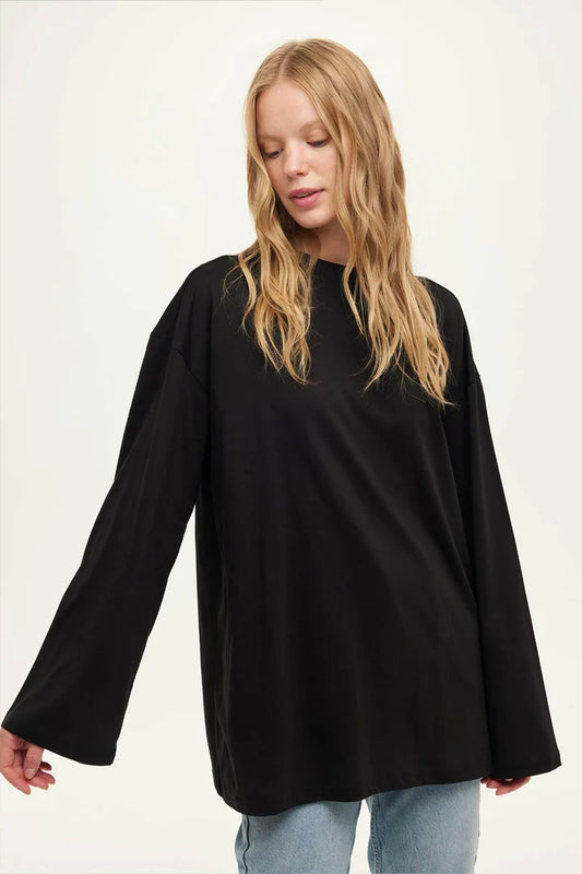 PULL OVERSIZE NOIR