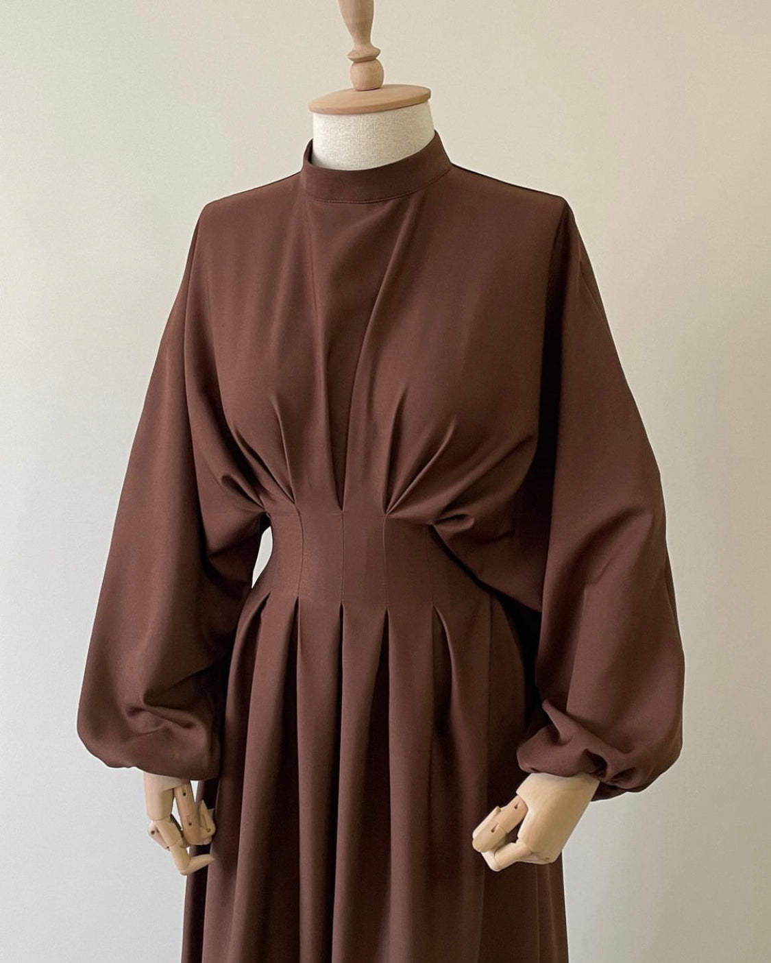 ROBE BELLA marron