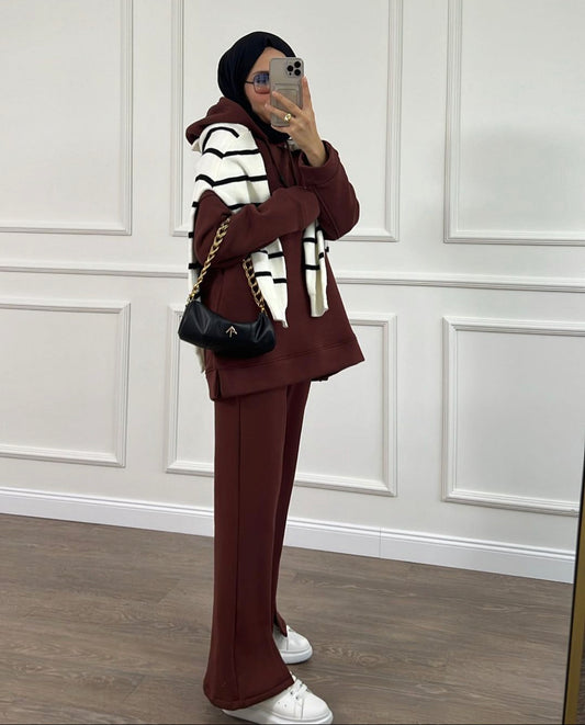ENSEMBLE MARRON FONCÉ